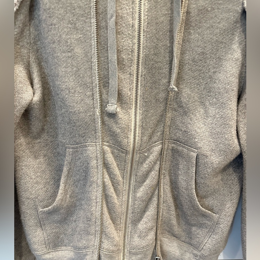 R13 Flat Sleeve Double Zip Hoodie - Picture 7 of 8